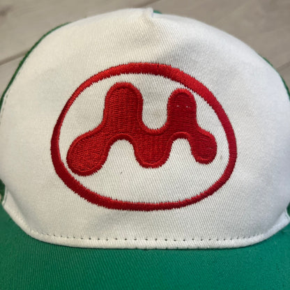 mowalola puff puff green trucker