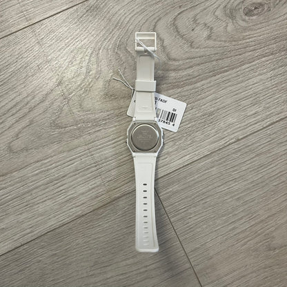 casio f-91w white & red, "japan"