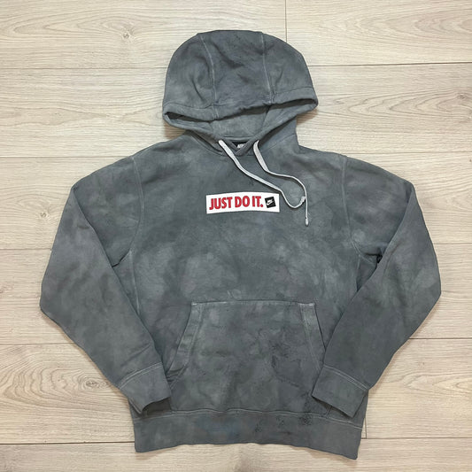nike dyed gray hoodie