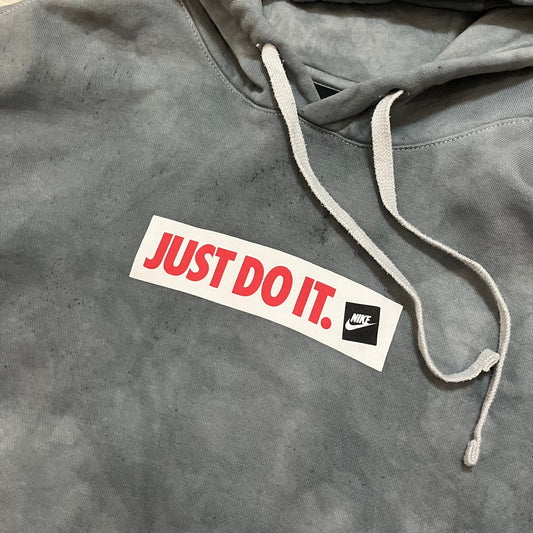 nike dyed gray hoodie