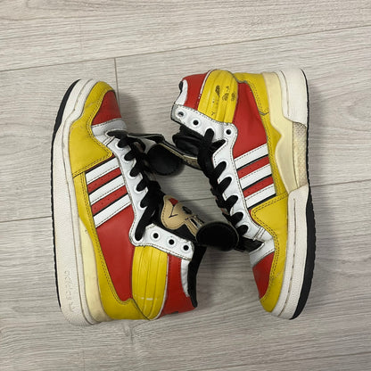 adidas jeremy scott mickey mouse disney hi-top sneakers