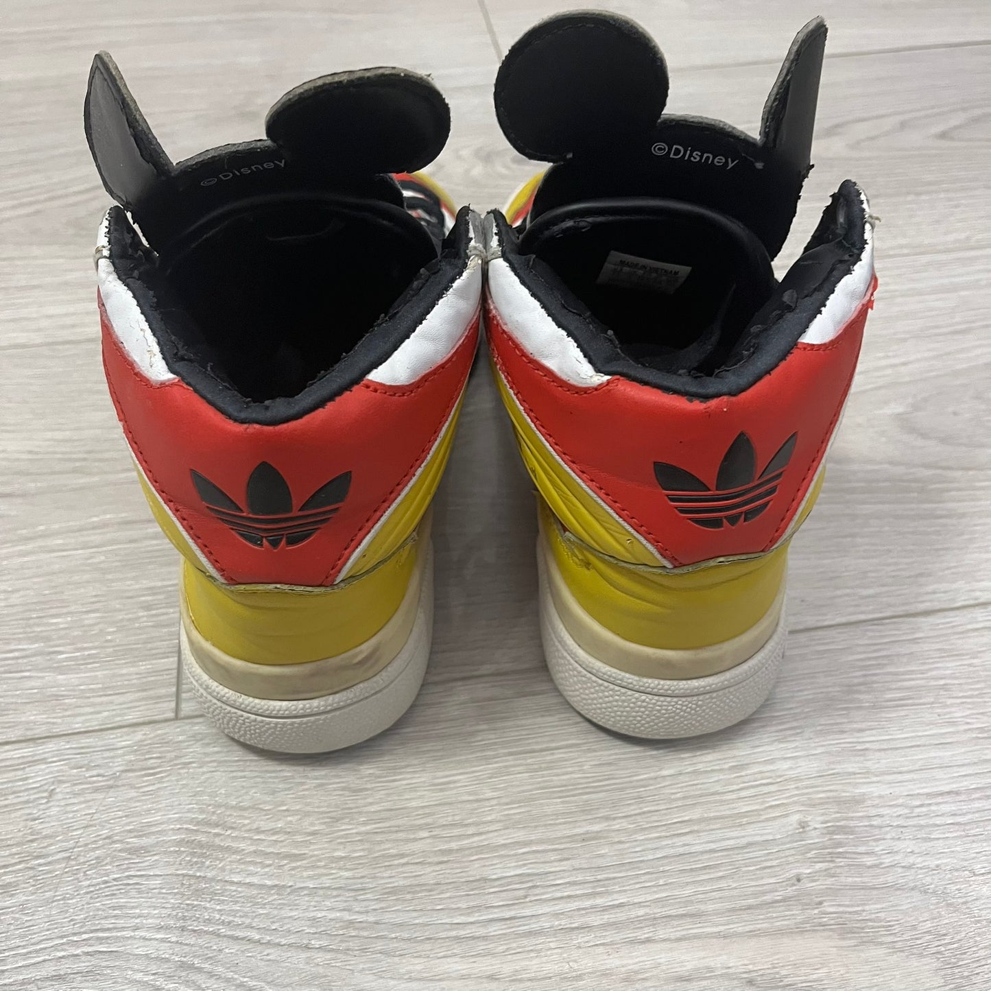 adidas jeremy scott mickey mouse disney hi-top sneakers