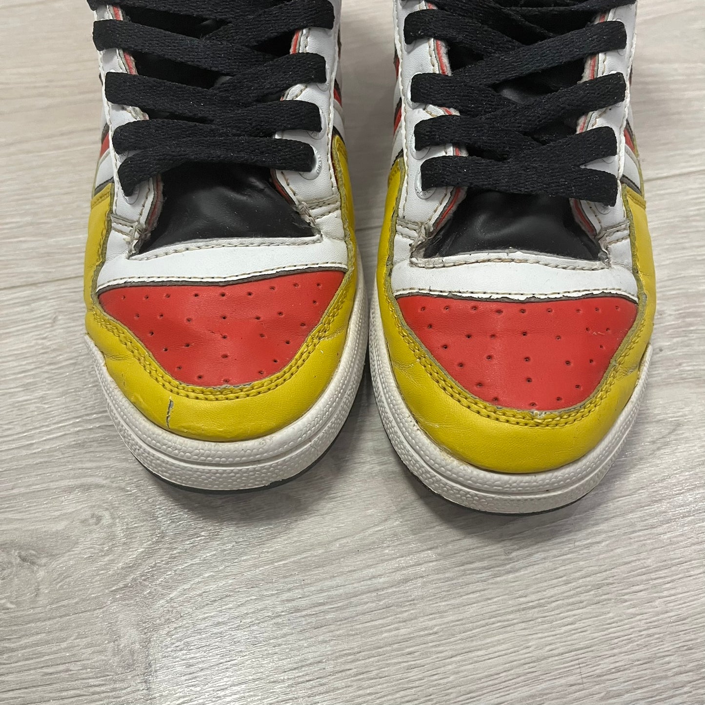 adidas jeremy scott mickey mouse disney hi-top sneakers