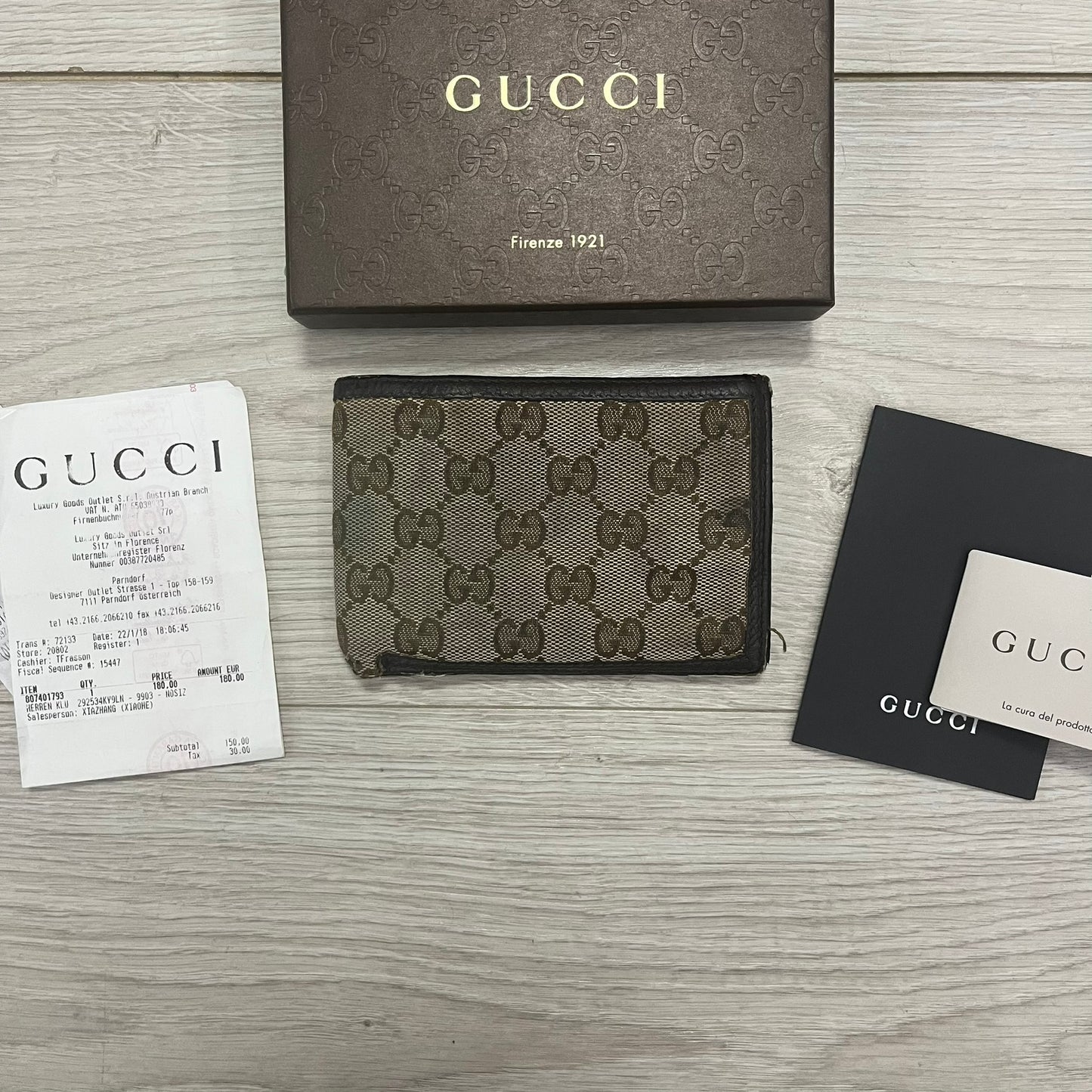 gucci double g logo guccissima canvas wallet