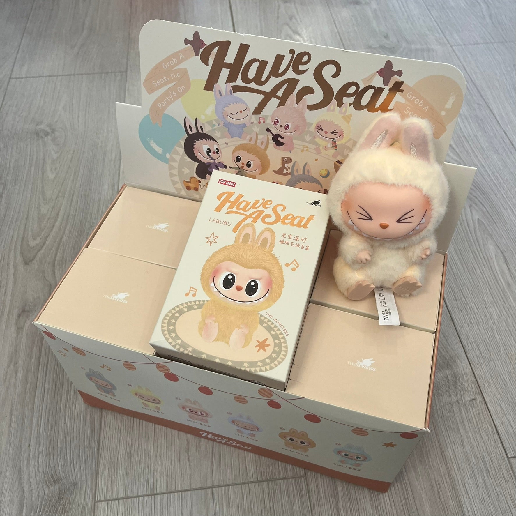 the monsters have a seat pop mart labubu the monsters have a seat vinyl plush (blindbox) – único13