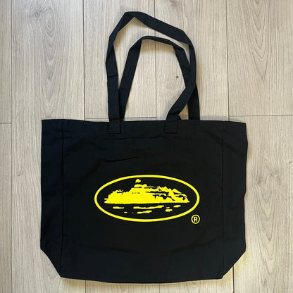 corteiz tote bag yellow