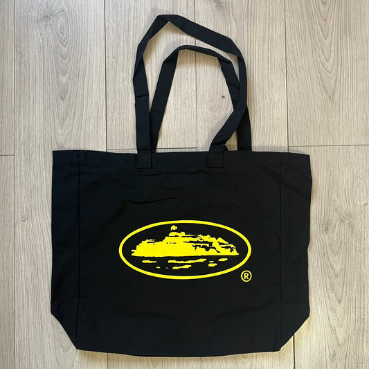 corteiz tote bag yellow