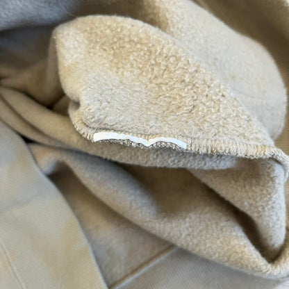saint laurent small logo hoodie beige