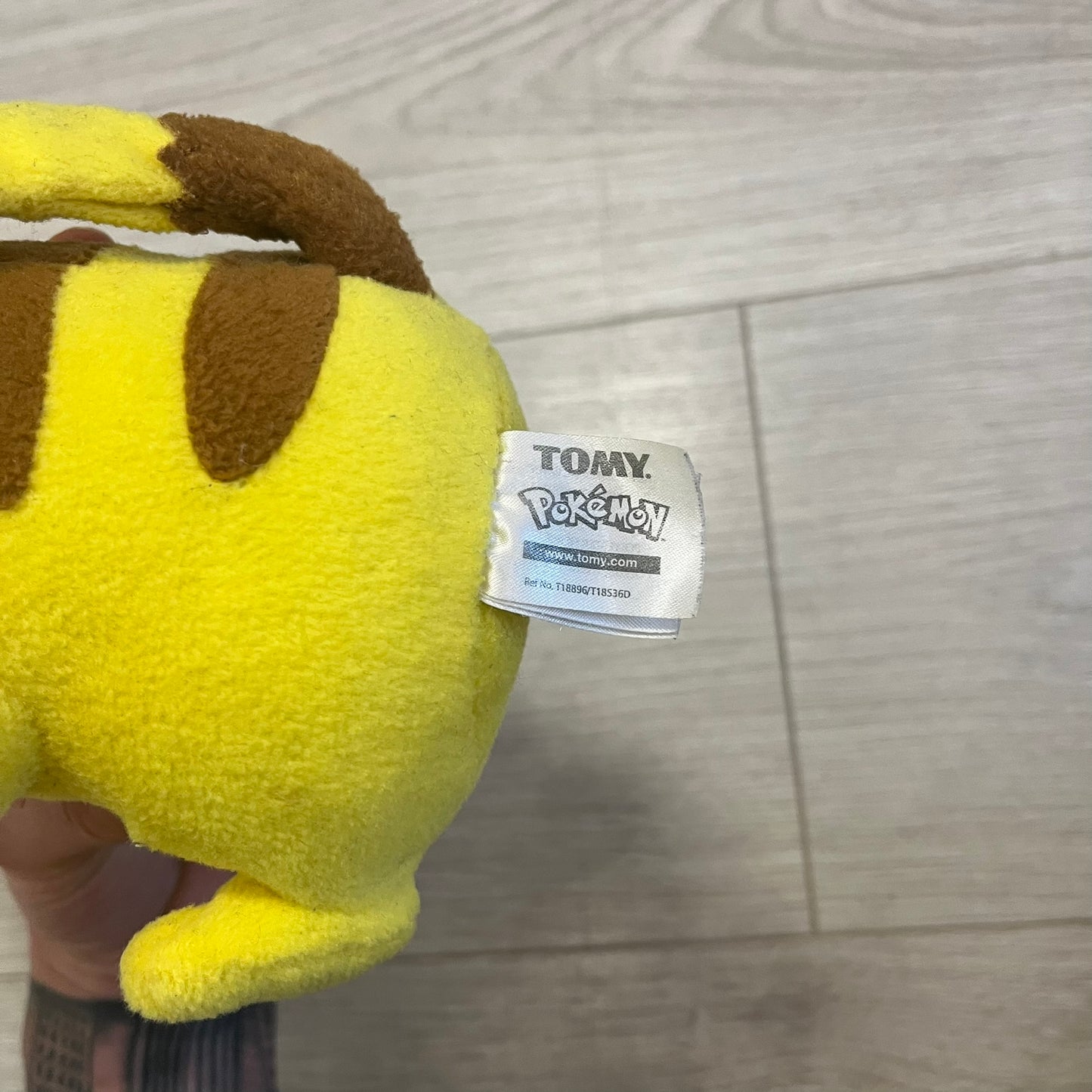 pikachu pokemon tomy plushie