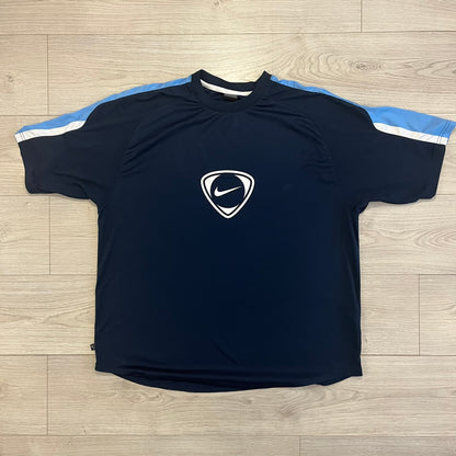 nike football logo tee