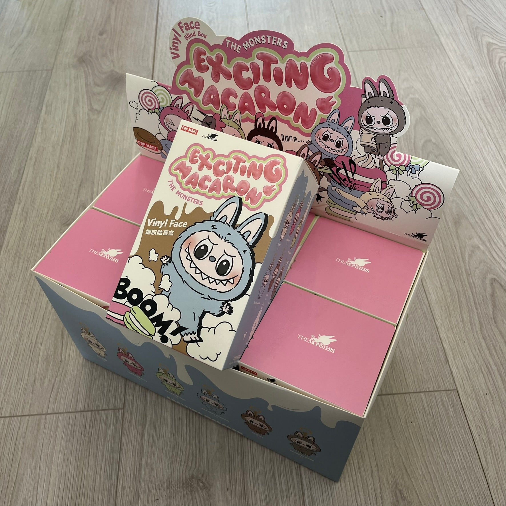 【中身未開封】POP MART Exciting Macaron ラブブ THE MONSTERS - Tasty Macarons Vinyl Face Blind Box | Blind