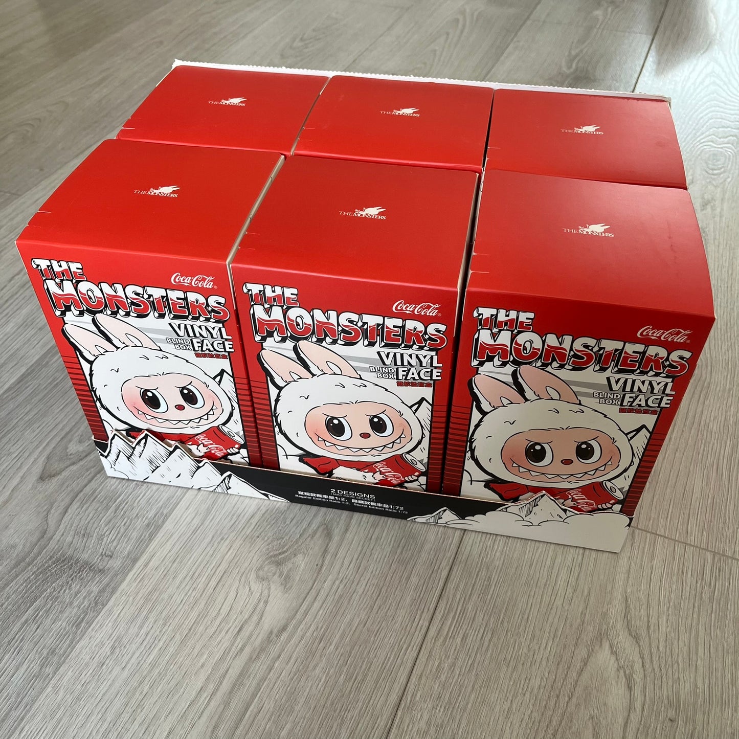 pop mart labubu the monsters coca-cola vinyl plush (blindbox)