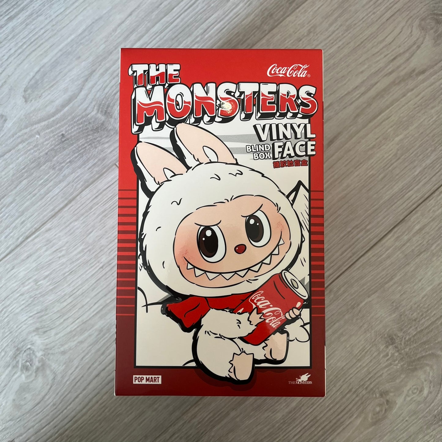 pop mart labubu the monsters coca-cola vinyl plush (blindbox)