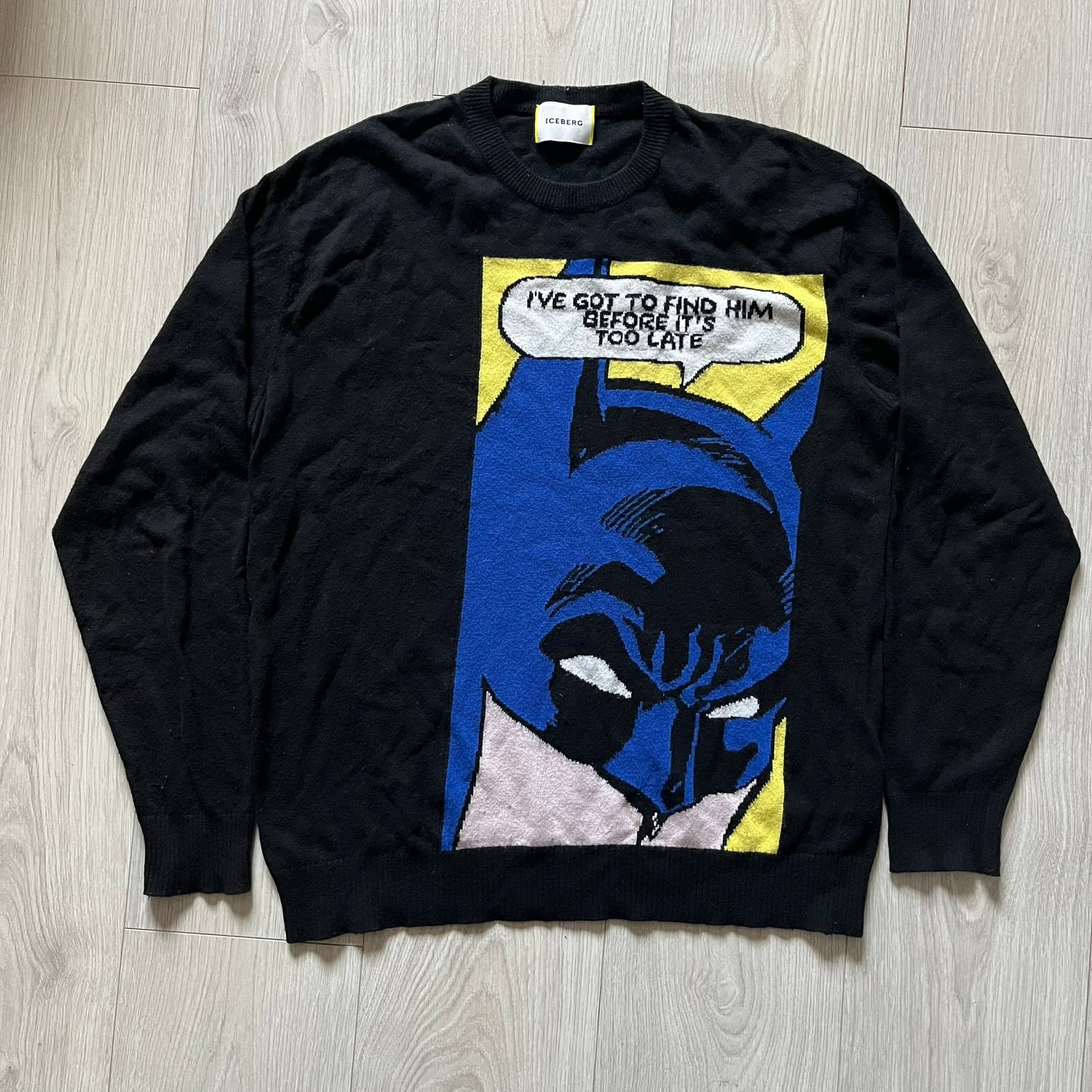 Iceberg Batman 2016 Black Sweater – único13