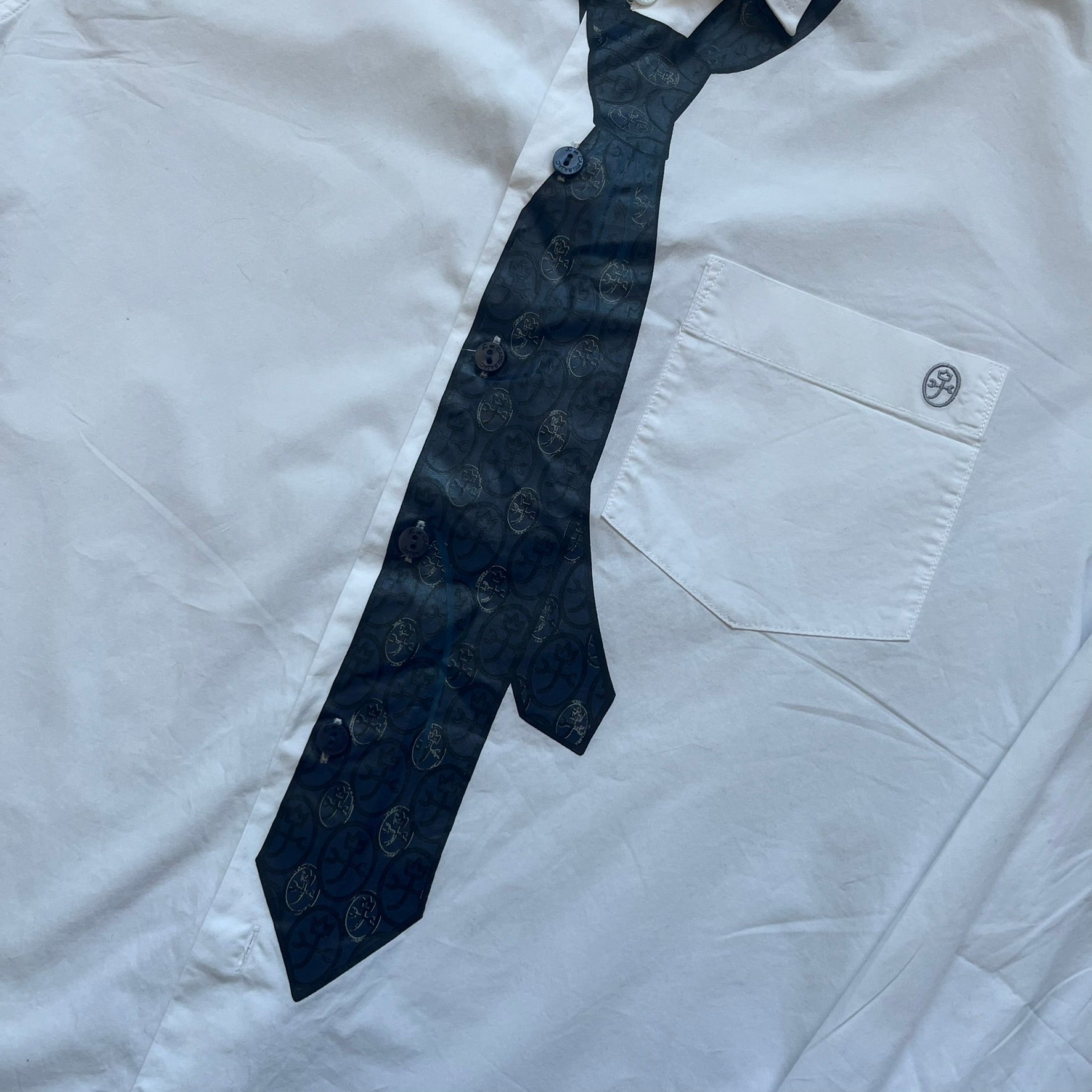JC De Castelbajac AW08 Loose Tie Shirt – único13