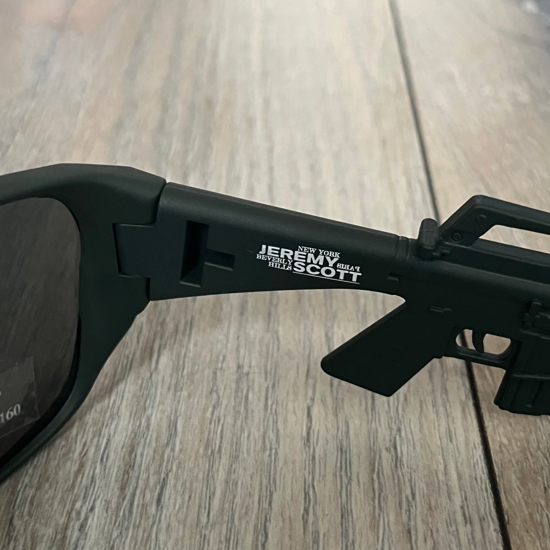 Jeremy Scott x Linda Farrow SS2013 Matt Khaki M16 Rifle Sunglasses