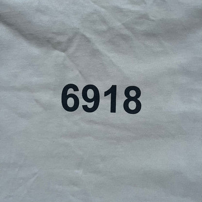 Longsleeve tee from the FW18 Kanye West x Pornhub collection, released 09/07/2018. Vapor color, featuring a front illustration of Riley Reid with her name above and “Top Female Performer” below. Back has the numbers “6918” (futuristic theme set in the year 6918). Includes printed Pornhub tag and YEEZY wash tag, part of a limited run commemorating the 2018 Pornhub Awards.