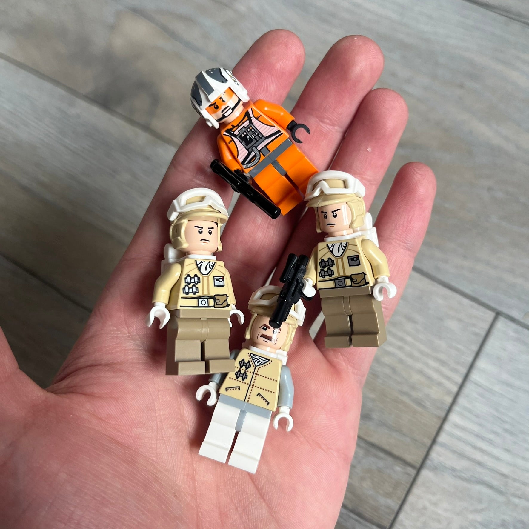 LEGO Star Wars 8083 Rebel Trooper Battle Pack Set is a 2009 release containing 79 pieces. The set includes four minifigures: Zev Senesca, a Hoth Officer, and two Rebel Soldiers in cold-weather Hoth gear, along with a Rebel combat speeder equipped with flick-firing missiles. It was designed to represent Rebel forces from Star Wars: The Empire Strikes Back.