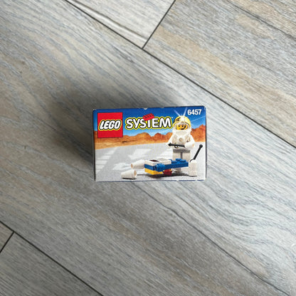 LEGO System 6457 Astronaut Figure Set is a 1999 Town Space Port release consisting of 18 pieces. The set includes Captain Jerry Walker minifigure and basic astronaut-themed elements. It contains 13 parts and was originally sold at a retail price of approximately $1.99.