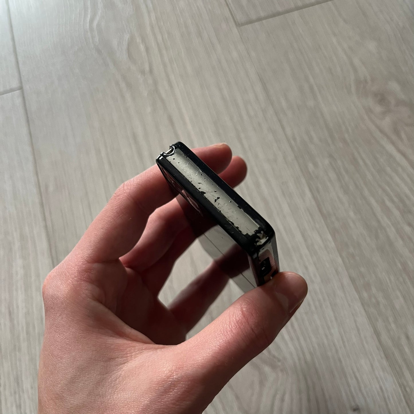 The LG Prada KE850, a groundbreaking collaboration between LG and Prada marked the world’s first capacitive touchscreen phone. Finished in sleek black with minimalist Prada aesthetics, it features media playback, Bluetooth, and expandable memory.&nbsp;