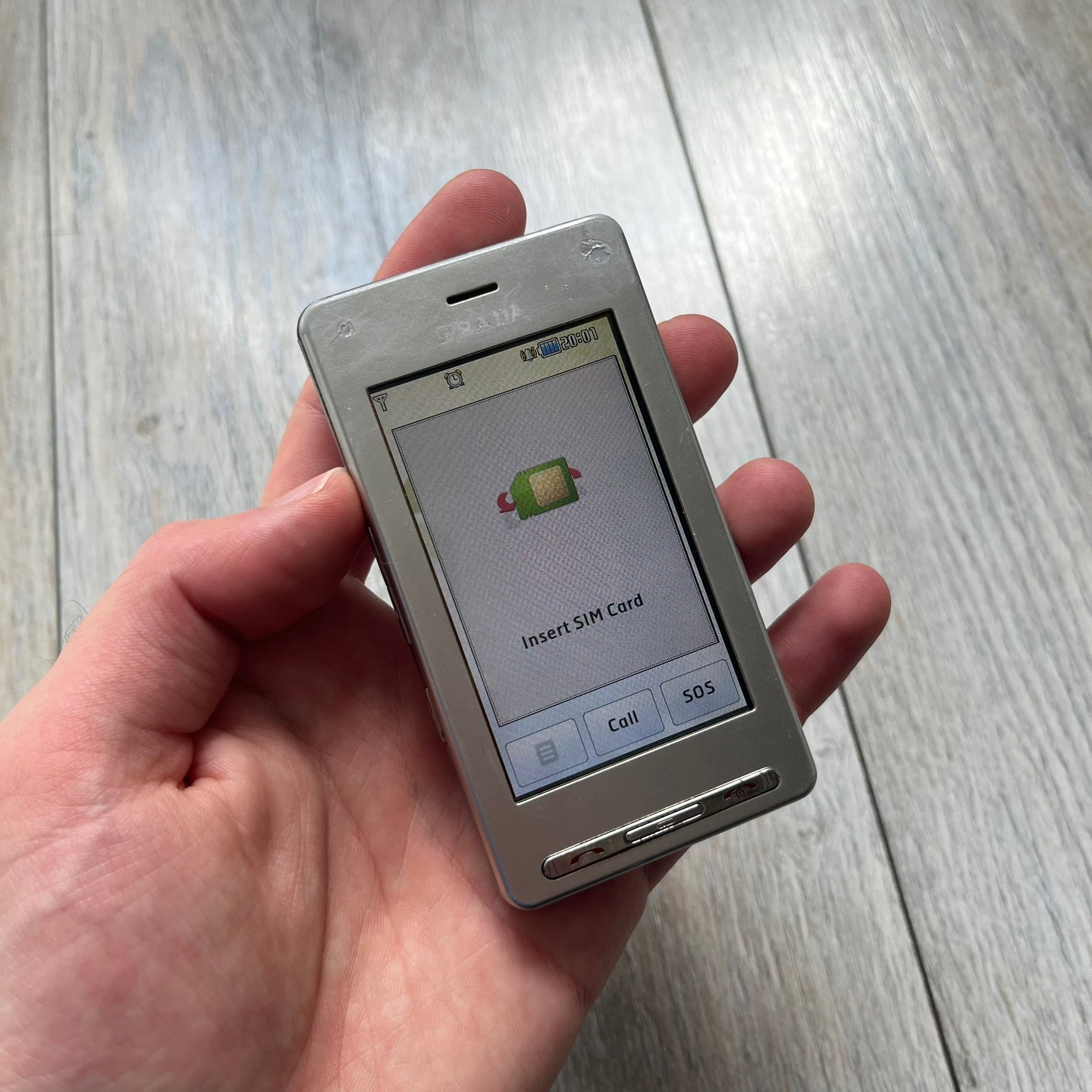 LG Prada Silver KE850 Phone – único13