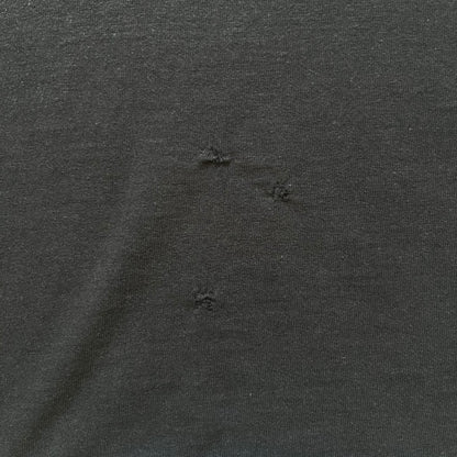 Rare 2000s Lego Bionicle T-shirt showcasing Toa Hordika Vakama from the 2005 set. Features the glowing Bionicle logo under the Binicle, small Lego branding and a naturally sunfaded black wash. A collectible tee that perfectly captures early-2000s nostalgia.