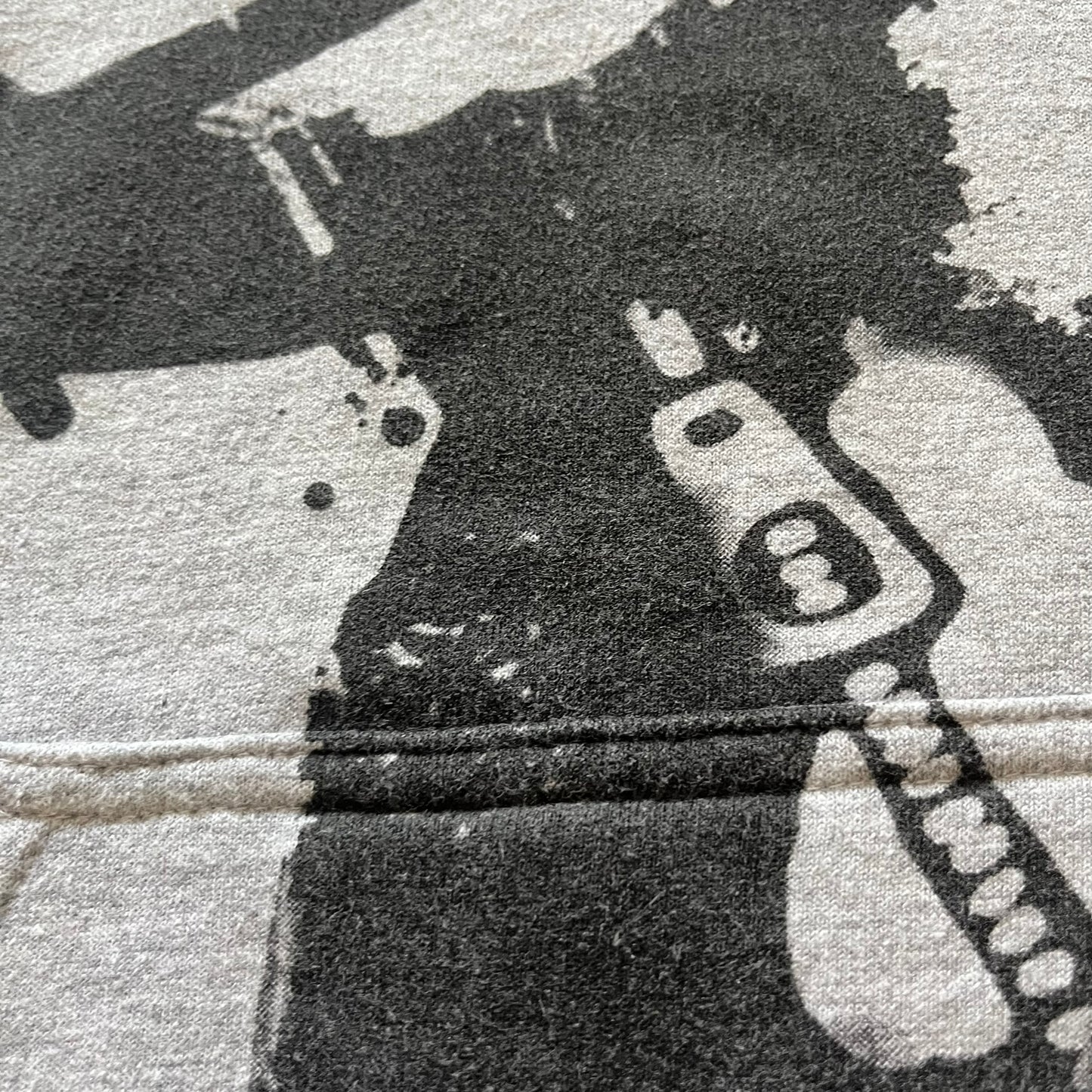 Ultra-rare Little Big Planet hoodie from 2010, made on a Gildan Heavy Blend. Showcases a graffiti like print with Sackboy and logo LBP branding on the pocket with Sony/SCEE licensing. This piece is nearly impossible to find today, making it a standout collectible for fans.