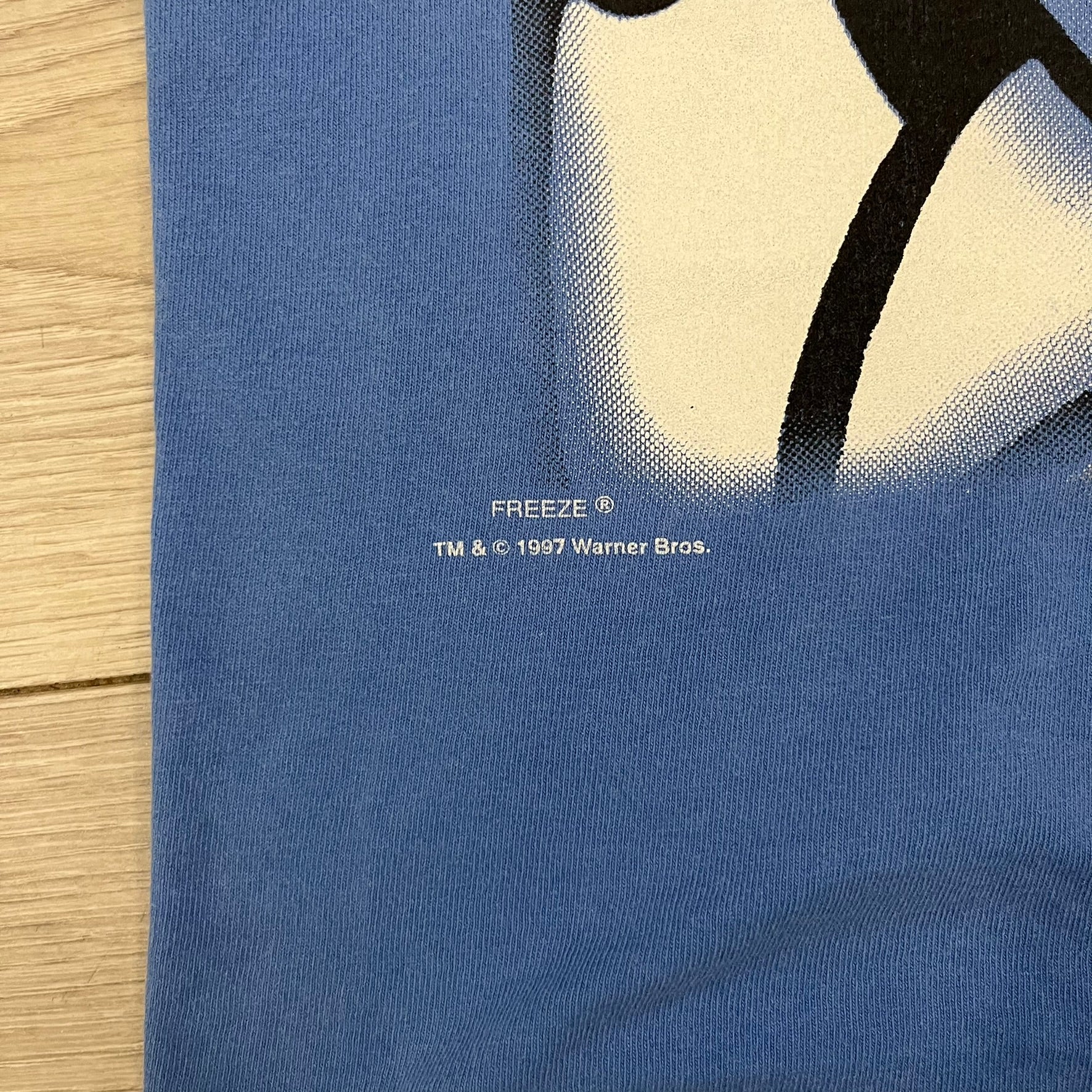 Looney Tunes 'Taz & Bugs Bunny' 1997 Freeze Tee – único13