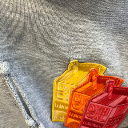 Lyrical Lemonade Triple Patch Gray Hoodie