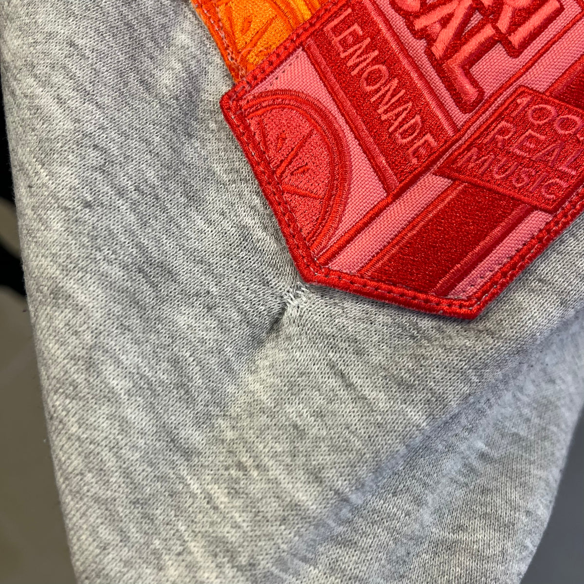 Lyrical Lemonade Triple Patch Gray Hoodie