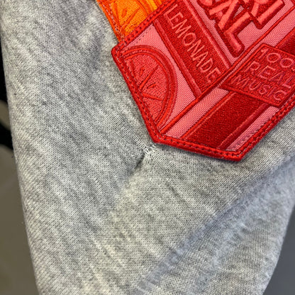 Lyrical Lemonade Triple Patch Gray Hoodie