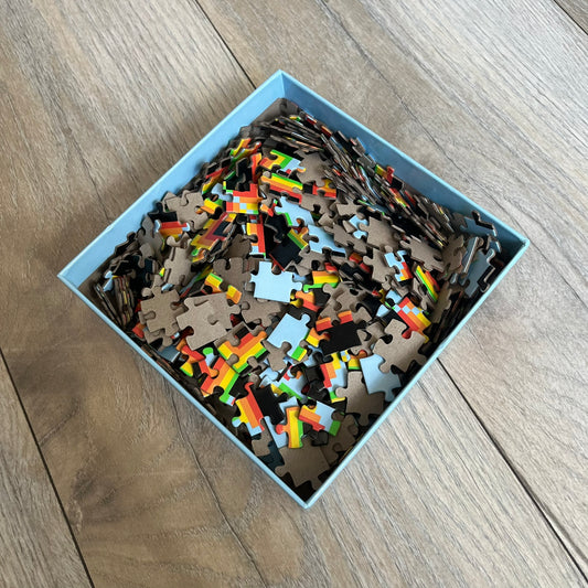 MSCHF 2 Million Dollar Puzzle is a 500-piece jigsaw puzzle released as a limited promotion, where each completed puzzle revealed a unique code with a guaranteed cash prize ranging from $1 to $1,000,000. The puzzle was part of a viral release by MSCHF and required full assembly to access the reward. The promotion officially ended in 2024.