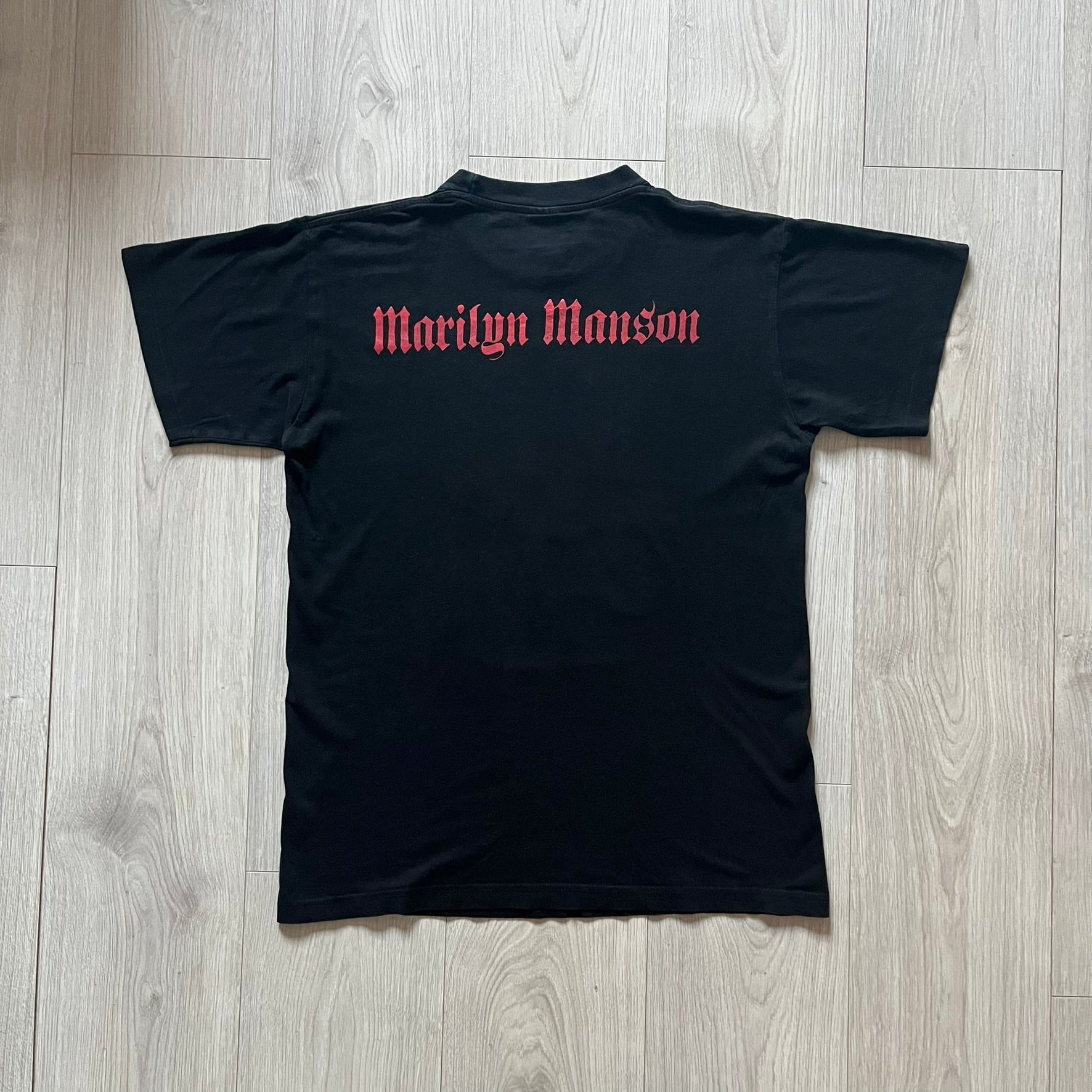 Marilyn Manson 2000 Holy Wood Face Tee – único13