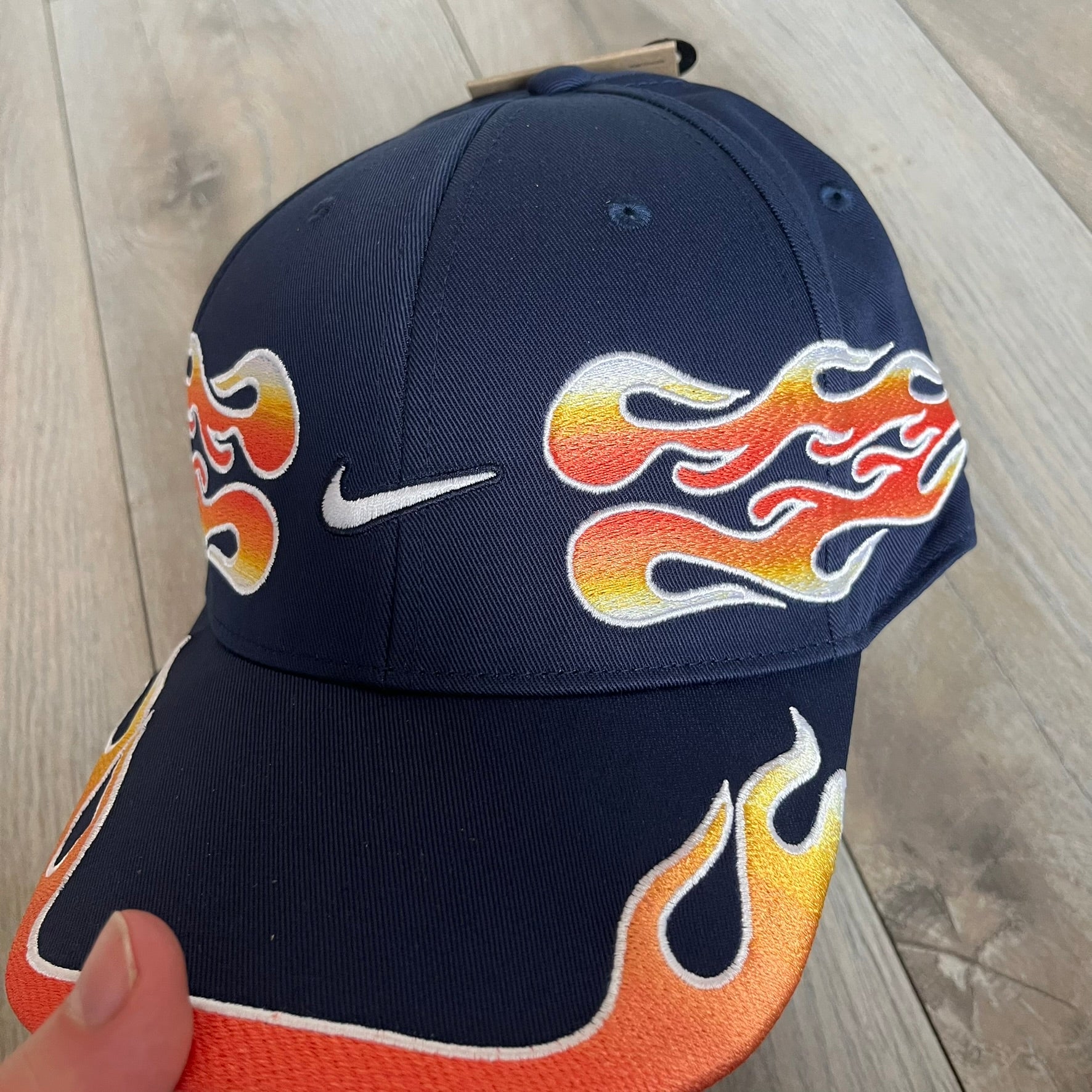 Nike Club Semi-Structured OG Midnight Navy Flame Cap – único13
