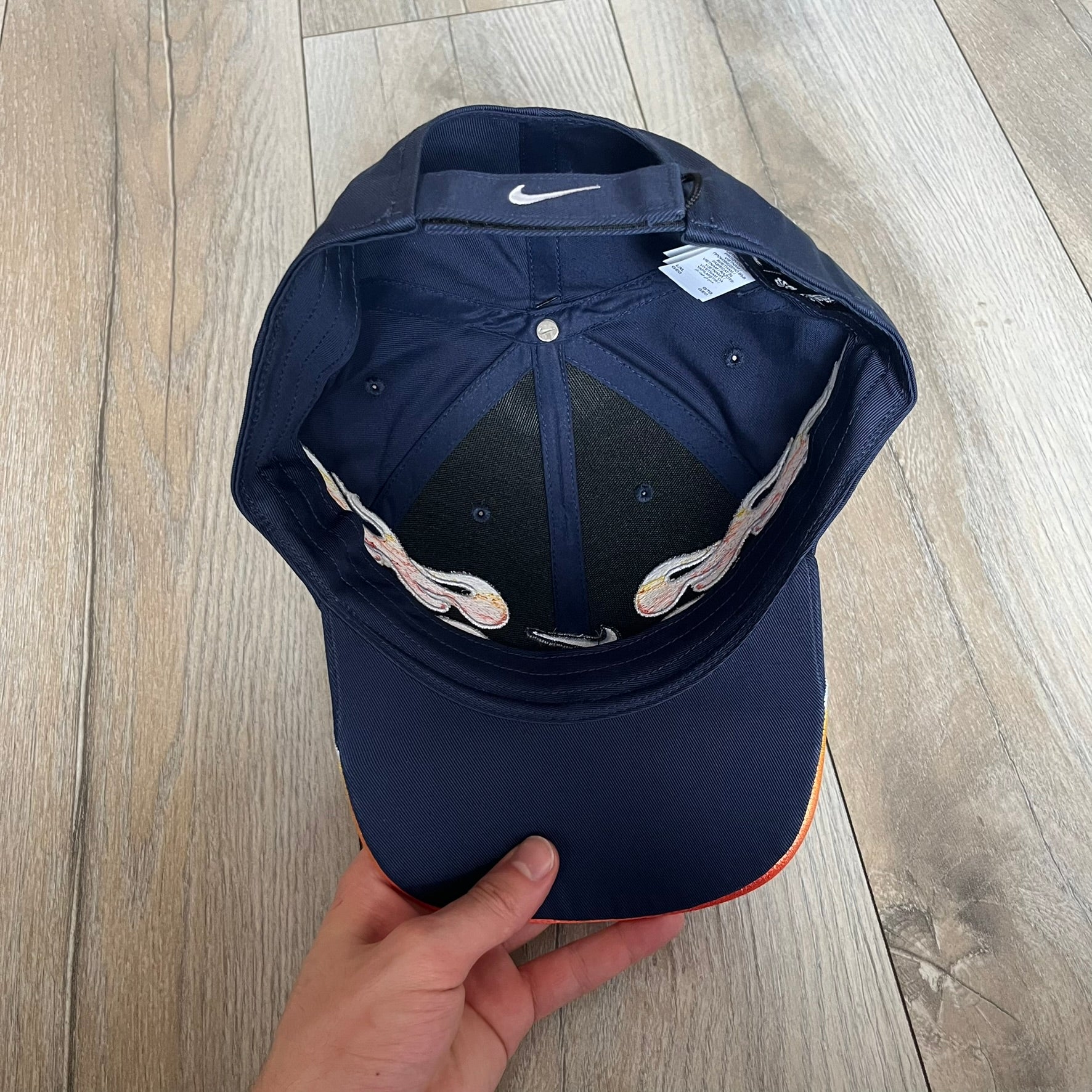 Nike Club Semi-Structured OG Midnight Navy Flame Cap – único13