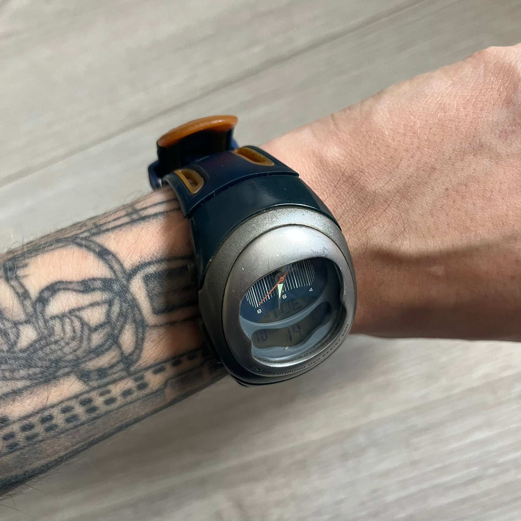 Nike Sports Chrono Cross Training Watch – único13