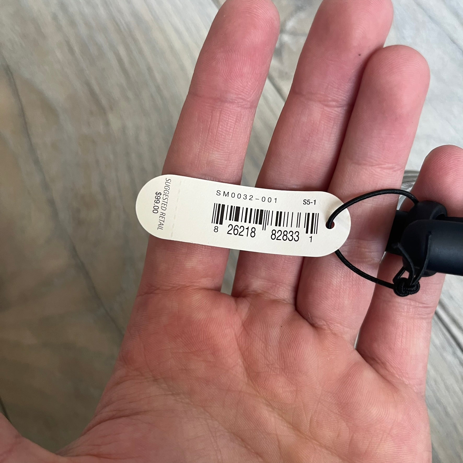 Nike Imara HRM SM0032 Digital Watch is a digital wristwatch featuring a silver case with gray-outlined display and a black rubber strap. The watch includes backlight functionality, multiple modes, and a chest heart rate monitor, with water resistance up to 59 meters. It comes with original box, papers, and a plastic store display.