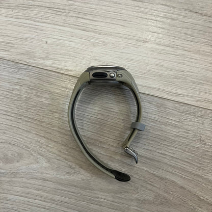 Nike Sports Chrono Cross Training Watch featuring a unique ana-digi design with a Blue Analog face. The display combines a three-hand analog setup with a curved dual-section LCD showing time, day, and mode. Water-resistant up to 50m and equipped with chronograph, timer, alarm, and dual-time functions.