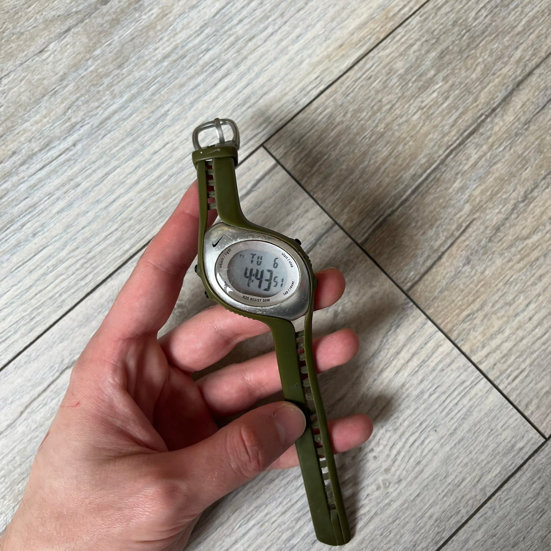 Nike Triax Fly WK0006 Green Digital Watch – único13