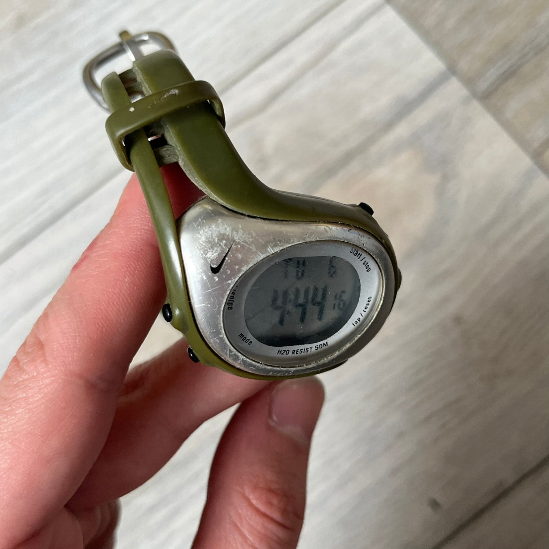 Nike Triax Fly WK0006 Green Digital Watch – único13