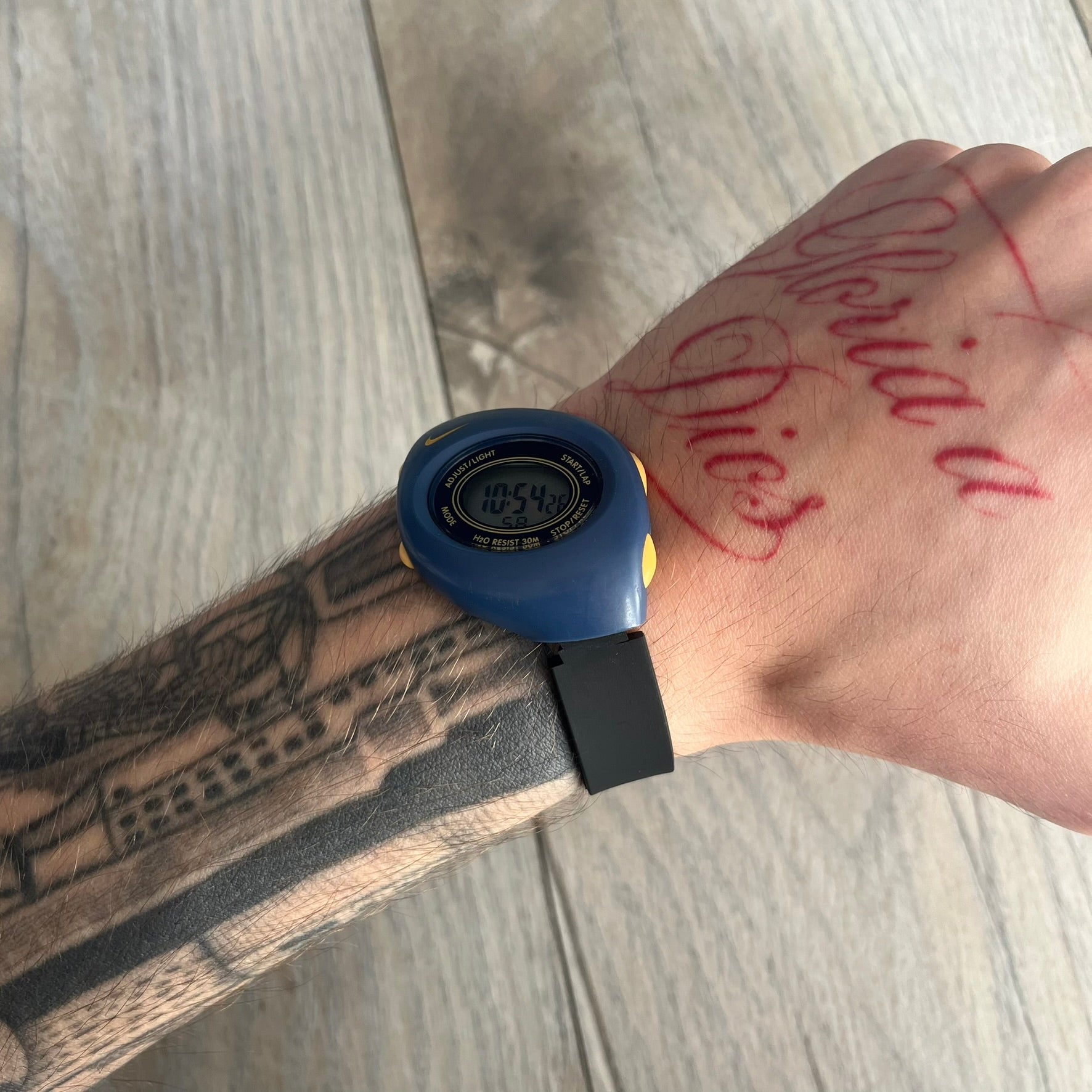 Nike Triax Junior 2000's Blue Digital Watch – único13