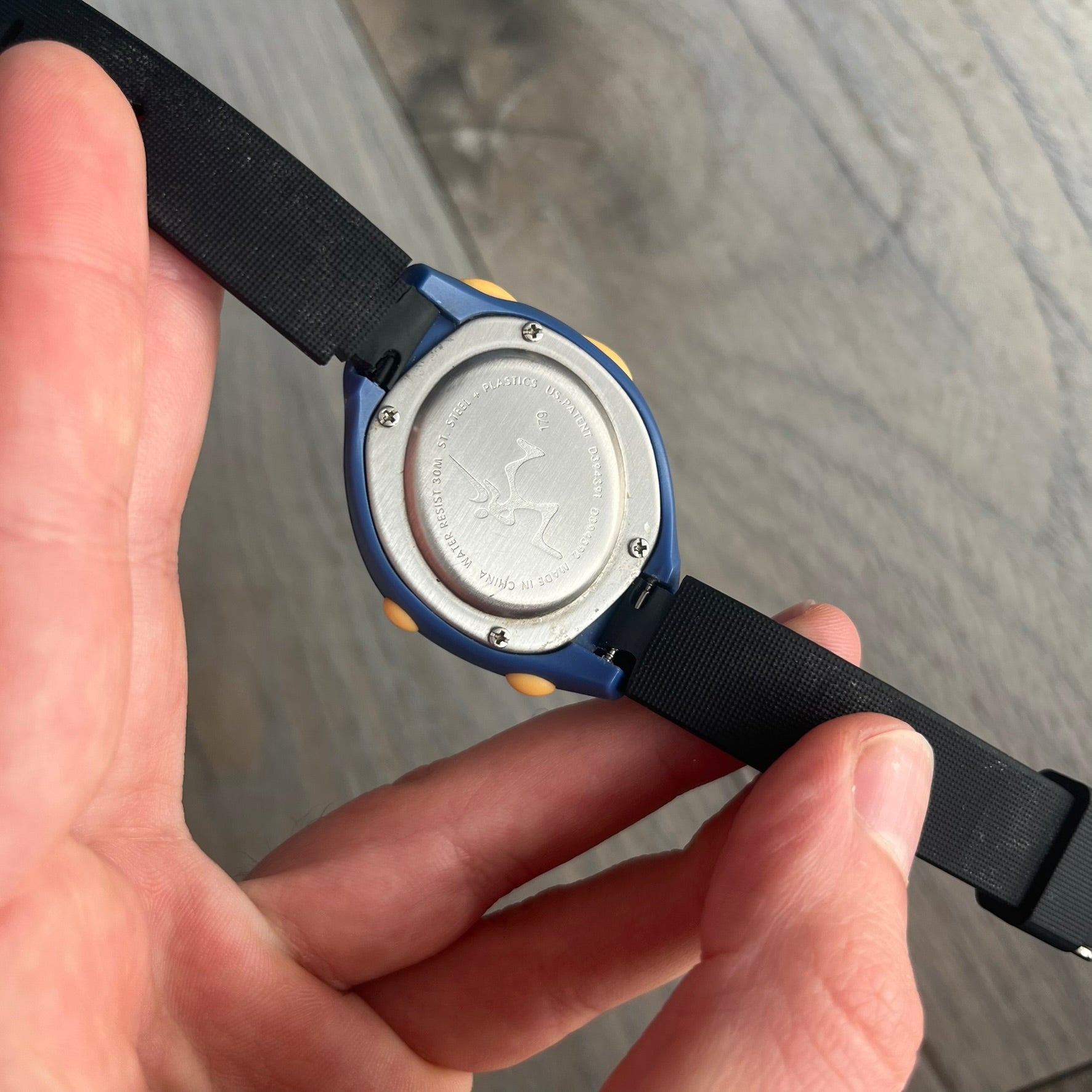 ナイキ 00s 腕時計 ネイビー Nike Triax Junior 2000's Blue Digital Watch – único13