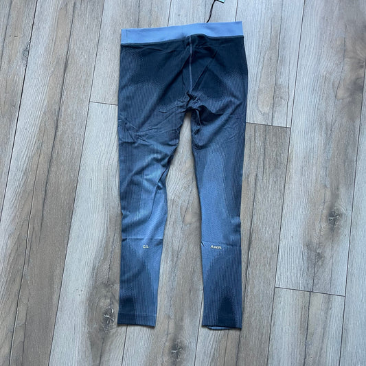 Nike x NOCTA Dri-FIT “Cobalt Bliss” Tights Pants DV3657-479 are men’s slim-fit track tights released on November 8, 2023, as part of the SU2023 collection. The tights feature a Cobalt Bliss blue colorway with light and dark blue (grey-toned) heat map-style patterning throughout, finished with white Nike and NOCTA logos.&nbsp;Constructed with Nike Dri-FIT fabric, they include an elastic waistband with a regular rise and a skinny fit.