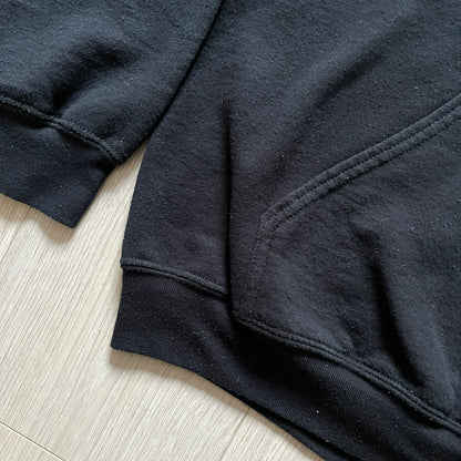 Ninjas In Pyjamas 2010’s Black Hoodie featuring the classic brown NIP logo with gold “Ninjas in Pyjamas” text across the front. Made on a Gildan Heavy Blend blank with a front pocket and adjustable hood. A vintage piece representing one of CS:GO’s most iconic teams.