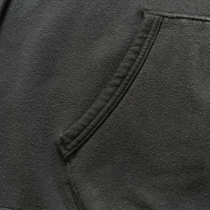  Polo Ralph Lauren x Fortnite black hoodie featuring a detailed embroidered purple Fortnite llama with the RL rider logo placed on top. Made from a 66% cotton and 34% polyester blend, it has a classic pullover construction with an attached hood and front kangaroo pocket. The embroidery is positioned on the left chest and stands out with clean stitching and sharp detail.