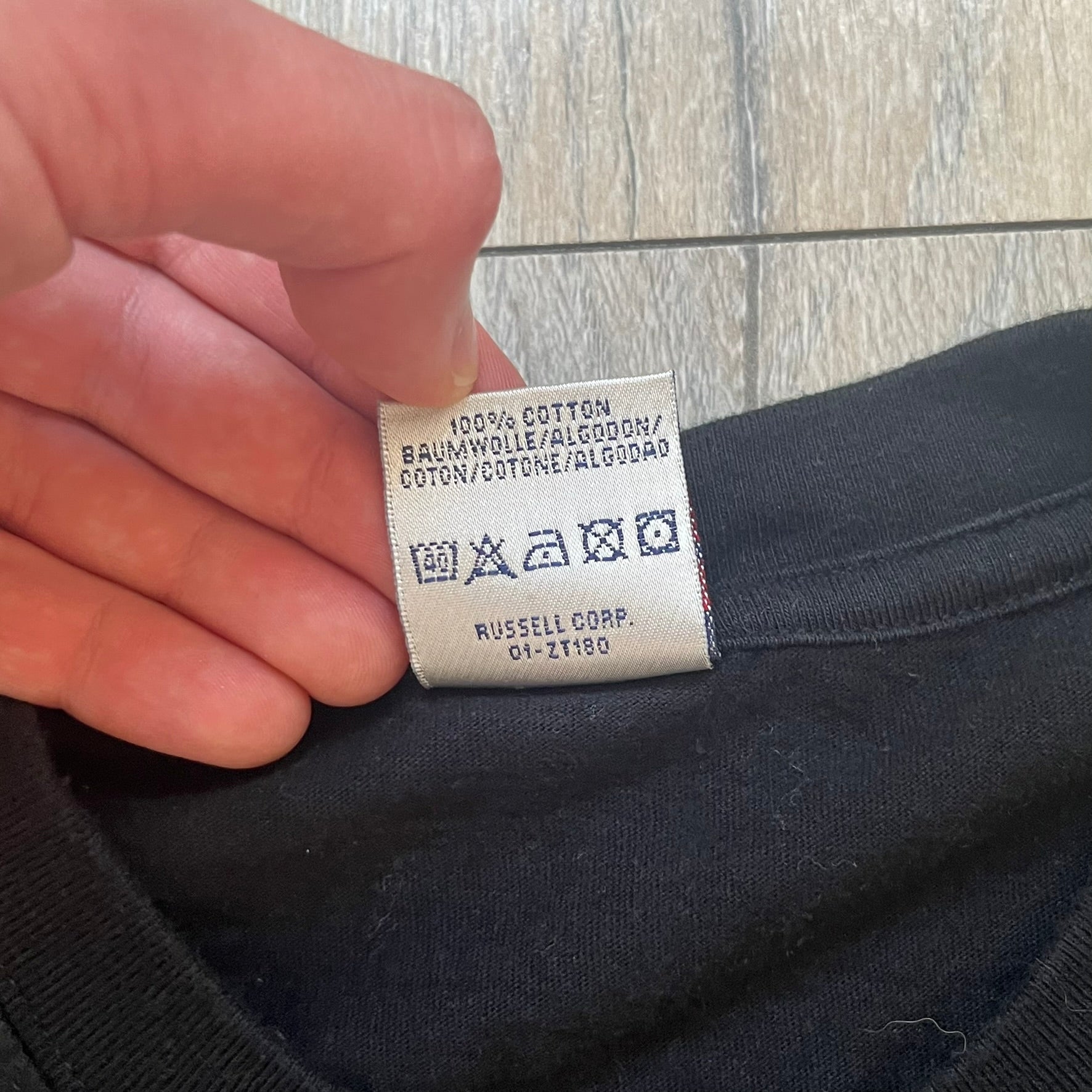 PornoRalle TV 90's Black Tee – único13