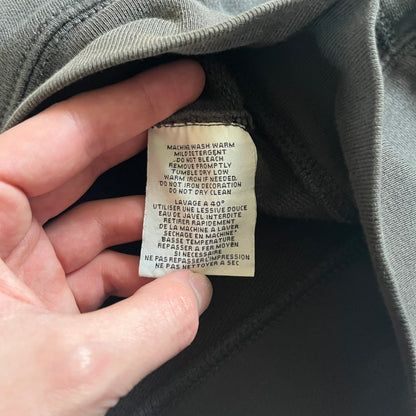 Ralph Lauren Denim &amp; Supply Eagle Hoodie in dark brown, featuring a big front graphic with a large eagle over a filled red circle. The design is completed with prominent red “Denim and Supply” under the graphic. From the discontinued Denim &amp; Supply line.