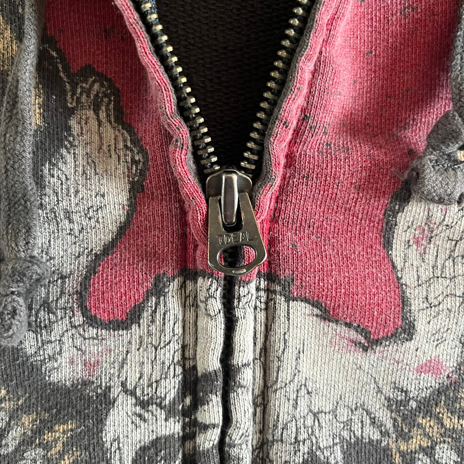 Ralph Lauren Denim &amp; Supply Eagle Hoodie in dark brown, featuring a big front graphic with a large eagle over a filled red circle. The design is completed with prominent red “Denim and Supply” under the graphic. From the discontinued Denim &amp; Supply line.