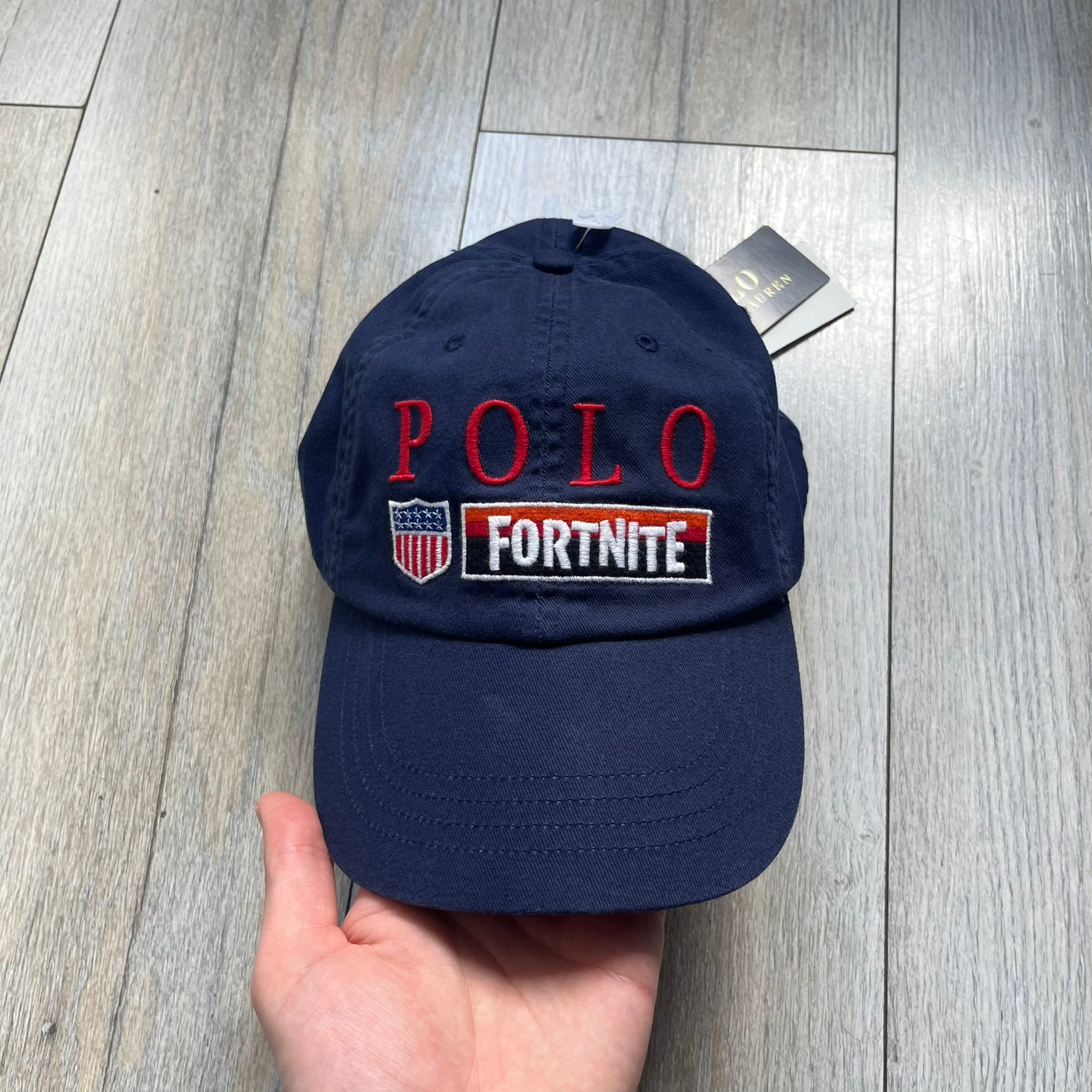 Ralph Lauren x Fortnite Navy Logo Baseball Cap – único13