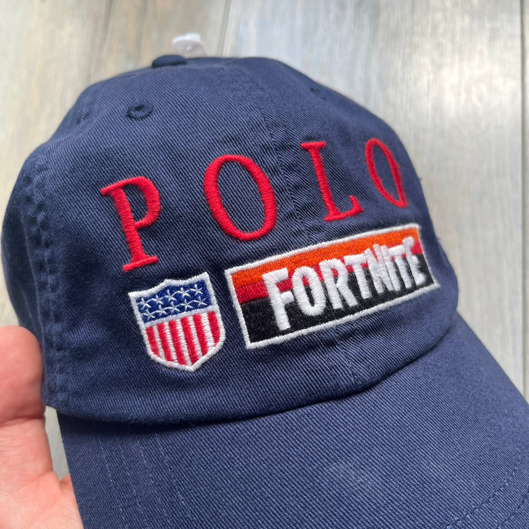 Ralph Lauren x Fortnite Navy Logo Baseball Cap – único13